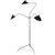 Replica Serge Mouille Three Arm Standing Floor Lamp