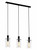 Montefino 3 Light Cylinder Linear Pendant Light