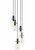Montefino 5 Light Cylinder Cluster Pendant Light