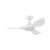 Noosa 40" DC ABS Ceiling Fan with LED Light - Matt White