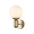 Avignon Gold Opal White Wall Sconce