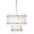 Paloma 2 Tier Brass Clear Pendant Chandelier