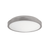 Round Silver Trim Acrylic LED Close To Ceiling Light - Small 