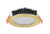 Low Profile 10W LED Dimmable Recessed Downlight - Gold