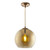 Classic Round Amber Glass Pendant Light