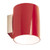 Grand Red Minimalist Wall Light - Small 
