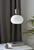 Notti Grey Opal Glass Pendant Light