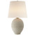 Toulon Volcanic Ivory with Linen Shade Table Lamp