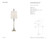 Lexington Medium Bronze and Alabaster with Linen Shade Table Lamp - Spec Sheet