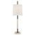 Lexington Medium Bronze and Alabaster with Linen Shade Table Lamp 