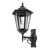 Tortona Acrylic Black Upward Outdoor Lantern Wall Light