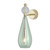 Smykke Drop Forest Green Glass with Crystal Ball Wall Light