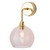 Rowan Dome Bright Coral Glass Wall Light
