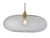 Horizon Clear Glass with Gold Pendant Light - Extra Large