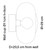 Horizon Clear Glass with Silver Ceiling/Wall Light - Medium(29cm)