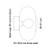 Horizon Clear Glass with Silver Ceiling/Wall Light - Small (21cm)