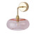 Horizon Bright Coral Glass Wall Light