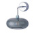Horizon Smokey Grey Glass Wall Light