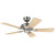 Seville II 44" Brushed Nickel with Maple/Grey Blades Ceiling Fan