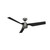 Cabo Frio 52" Matte Silver with Matte Black Outdoor Moulded Blades Ceiling Fan