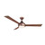 Donaire 52" AC Brushed Bronze Steel Ceiling Fan with LED Light