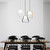 ABC Square White Pendant Light