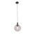 Global Oval Smoke Grey Glass Pendant Light - Medium