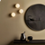 Orb Frosted Opal Glass with Disc Wall Light