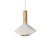 Moran Torch White Wood Top Pendant Light - Large