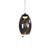 Nora Bell Smoke Glass Pendant Light