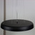 Mandy Disc Black CCT LED Contemporary Pendant Light