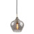 Howell Bulb Brass Smoke Glass Pendant Light-1