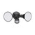 Casco Black Twin Head Security Light with Sensor