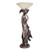 Lady with Bird Uplight Art Deco Table Lamp