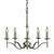 Stanford 5 Light Candle Nickel Chandelier