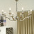 Stanford 8 Light Candle Nickel Chandelier from Viore Design