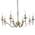 Stanford 8 Light Candle Nickel Chandelier