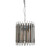 Lauren Drum Clear and Smoke Crystal Pendant Chandelier