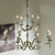 Stanford 12 Light Candle Nickel Chandelier from Viore Design