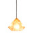 Gypsy Wide Champagne Faceted Glass Pendant Light
