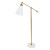 Vermont Marble Base Brass Floor Lamp