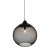 Liam Round Black Wire Cage Industrial Rustic Pendant Light