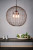 Loris Round Antique Copper Woven Wire Metal Pendant Light-1