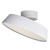 Alba White Dimmable Close To Ceiling Light