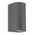 Canto Maxi Sleek Grey Indoor and Outdoor Wall Light