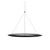 Sun Black LED Ring Pendant Light