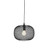 Mesh Disc Black Woven Open Pendant Light