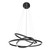 Circle Sandy Black LED Down Pendant Chandelier.jpg