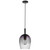 Uma 18 Bell Black Smoke Pendant Light-4