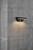 Agena Black Solar LED Cordless Wall Light with Sensor-1